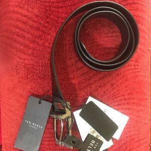 Final Sale🔥Ted Baker Mens Reversible Black Belt